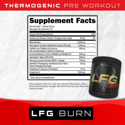Bucked Up LFG Tropical scoop ready for precise, convenient servings.