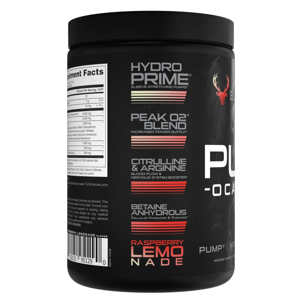 Prepared Bucked Up Pump-ocalypse Raspberry Lemonade drink ready for a training session
