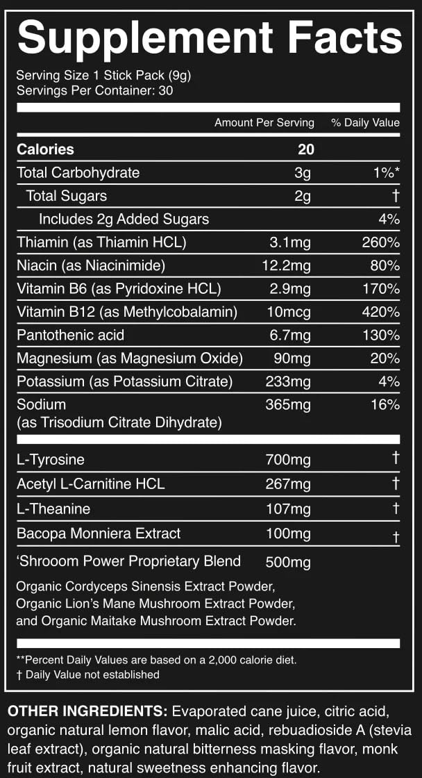 Buffed Energy MEGA Electrolytes emphasize hydration support for steady physical performance.