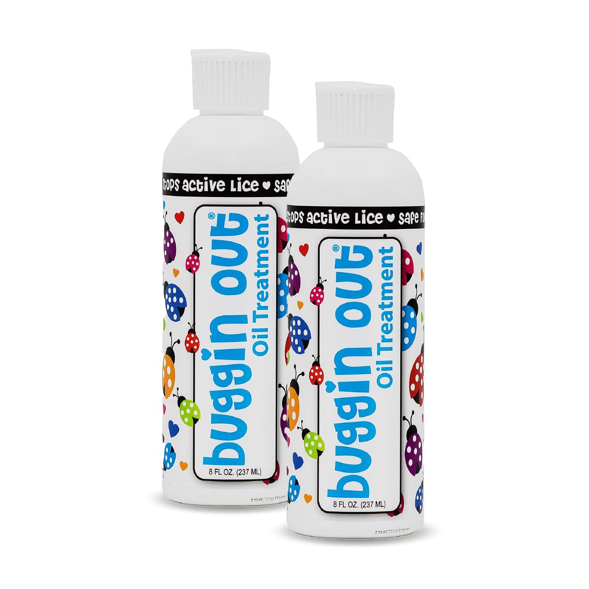 Buggin Out dimethicone oil bottle 8 oz for safe lice care at home