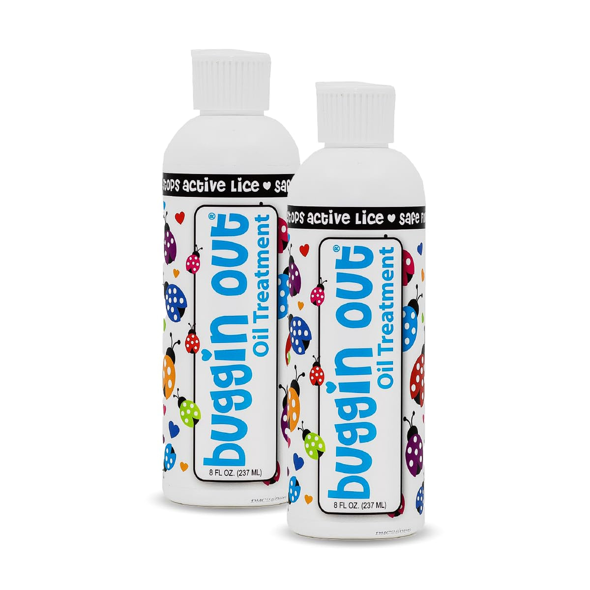 Buggin Out dimethicone oil bottle 8 oz for safe lice care at home