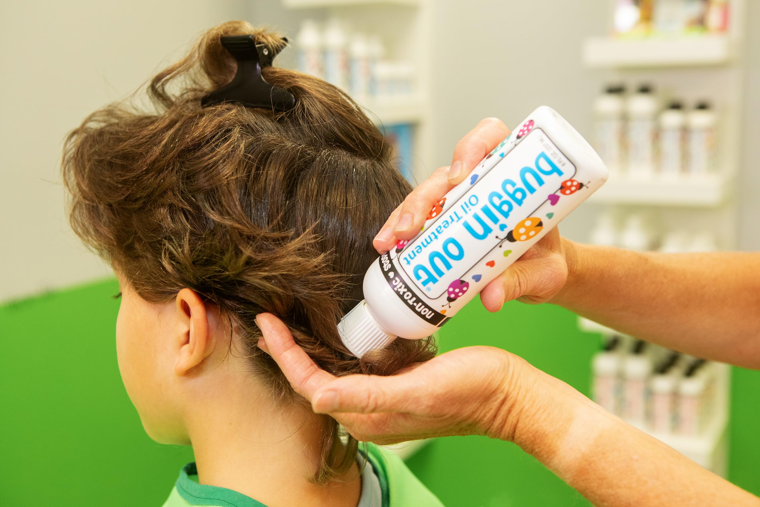 Family uses Buggin Out oil across different hair types.