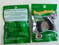 BuggyBands tucked in camping gear as a compact, travel-ready essential.