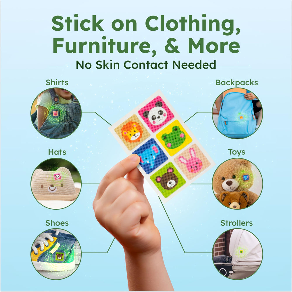 BugMD Squito Stickers offer skin-free application and reliable insect protection.