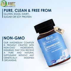Close-up of magnesium glycinate, citrate, and malate chelates from BUIE for absorption