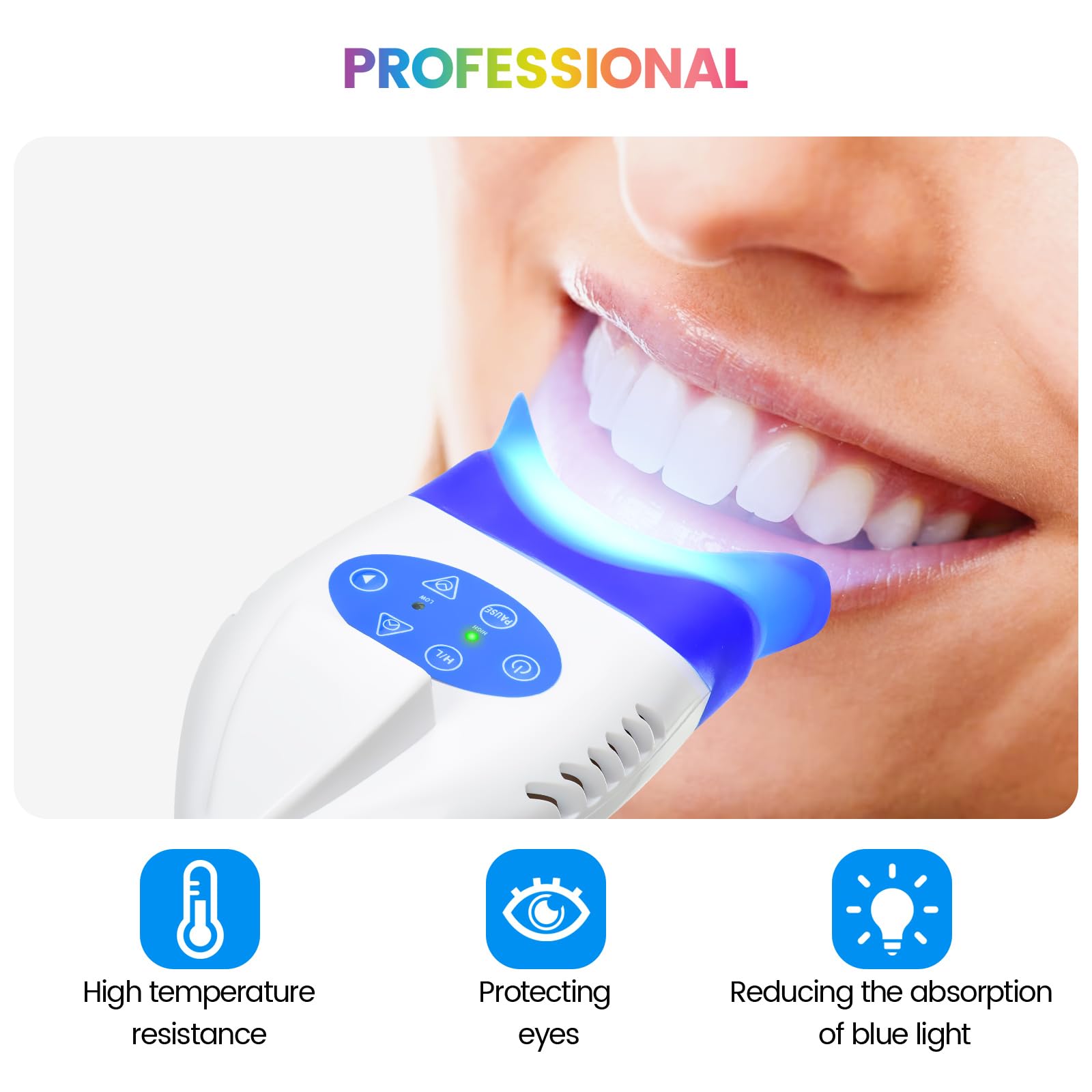 BUIFAC silicone mouthpiece ready for high-temperature disinfection and cleaning.