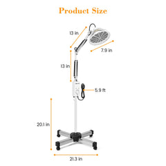 BUIFAC TDP lamp in living room use for convenient warmth