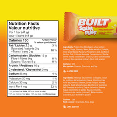 Built Bar Sour Puff closeup showing soft marshmallow texture and glossy coating.