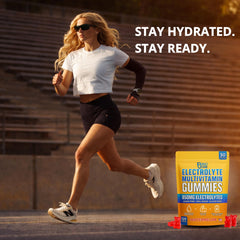 Watermelon flavor packaging of BuiltCore electrolytes for travel