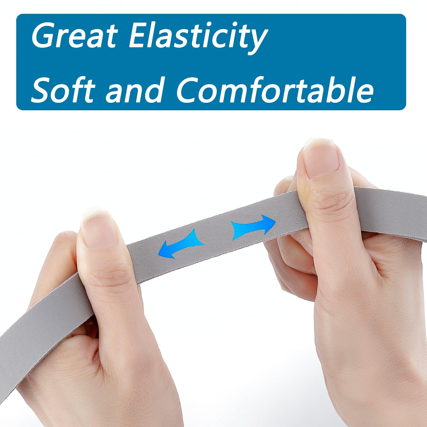 Bukpom durable, breathable fabric headgear strap designed for everyday use.
