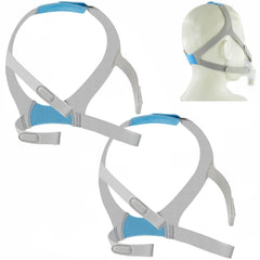 Bukpom replacement headgear straps for Airfit F30, snug and secure during sleep.