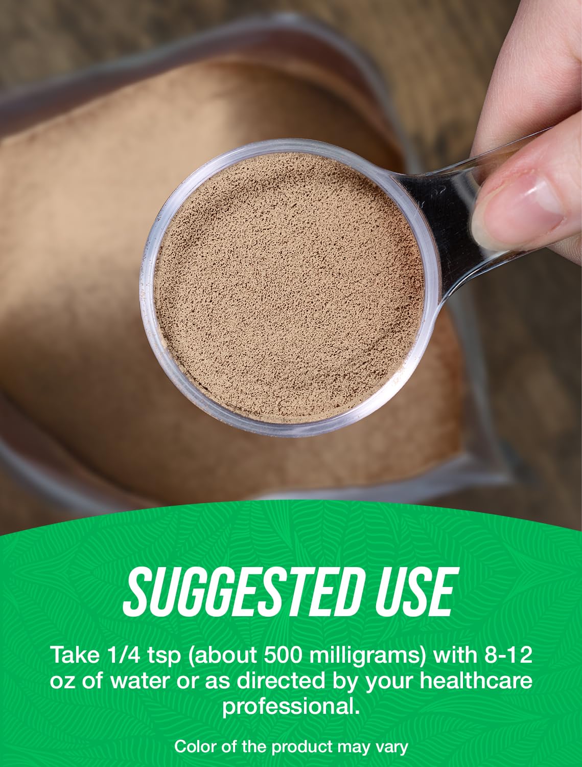Scoop of BulkSupplements Barberry Extract Powder ready for daily use in routines