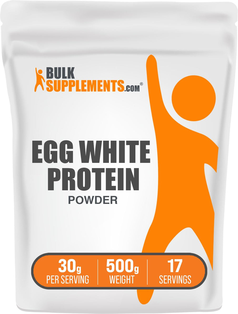 BulkSupplements egg white protein bottle for high-protein shakes