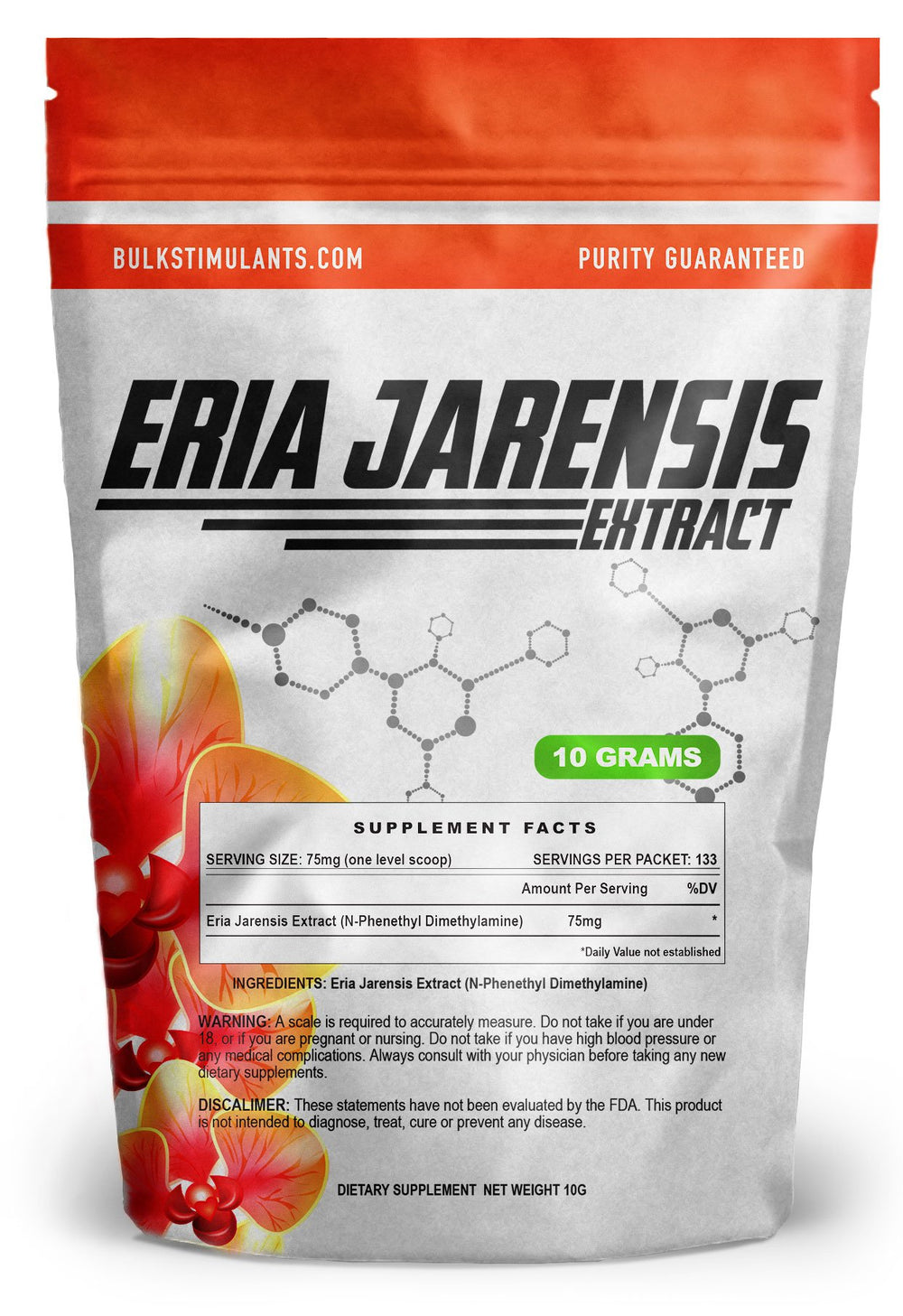 BulkStimulants ERIA Jarensis dosing scoop enables precise measurements