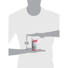 BulkStimulants Pure ATP bottle beside laptop for focused study sessions.