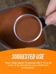 Barley Rice Protein Powder nutrition label close-up for plant-based protein