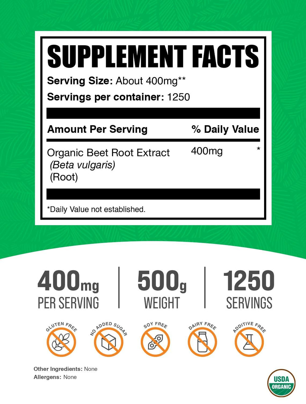 BulkSupplements Beet Root Powder with scoop shows easy daily serving.