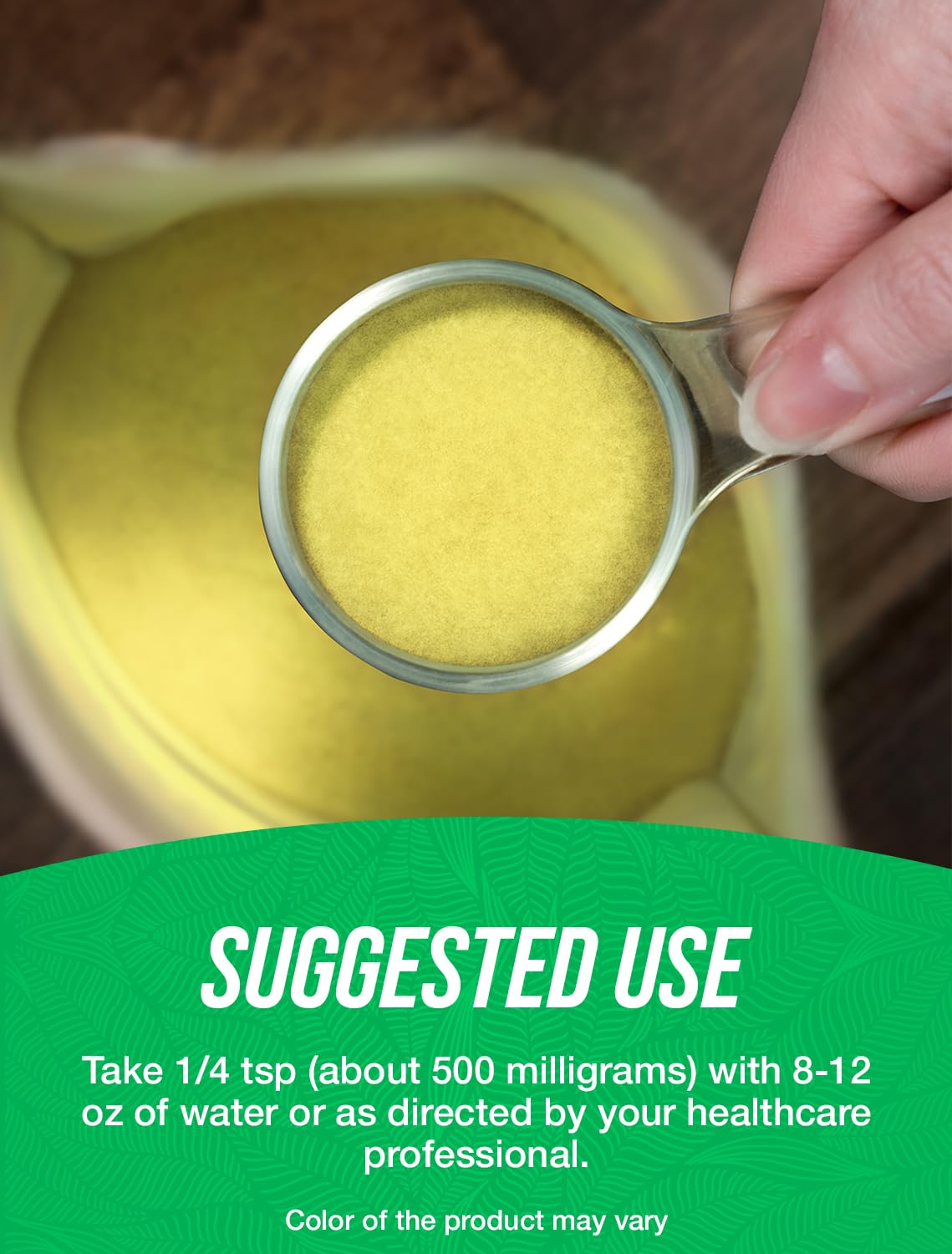 Berberine HCl Powder blended into a smoothie for versatility.