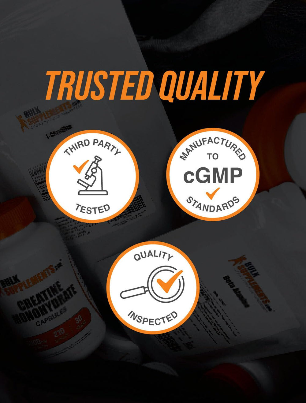 BulkSupplements logo on turmeric packaging signals a trusted supplement source