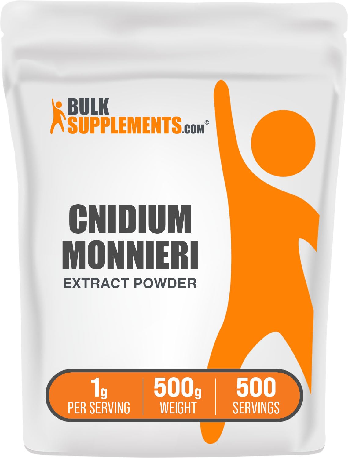 BulkSupplements Cnidium Fruit Extract powder bottle shows easy daily use