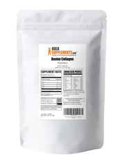 BulkSupplements Collagen Peptides powder with scoop, easy mixing and measurement