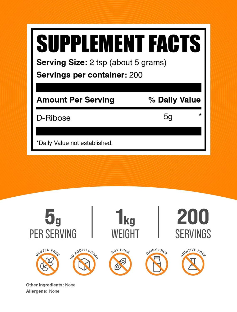 BulkSupplements D-Ribose powder being poured into a shaker.
