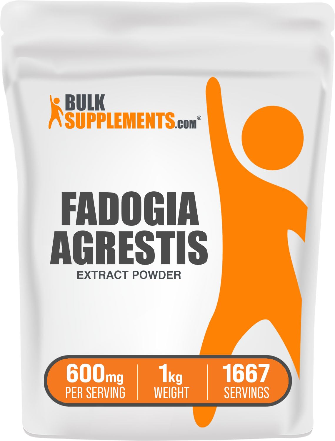 BulkSupplements Fadogia Agrestis extract powder in bottle for easy daily supplementation