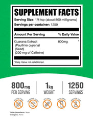 BulkSupplements Guarana seeds origin highlighting source from guarana berries.