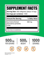 Gymnema leaf extract powder bulk pack ready to mix.