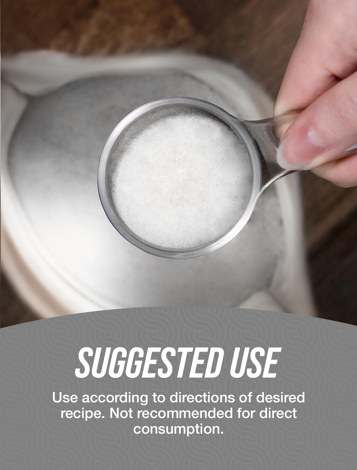Hypromellose powder label emphasizes food-grade and vegan suitability for clean-ingredient formulas.