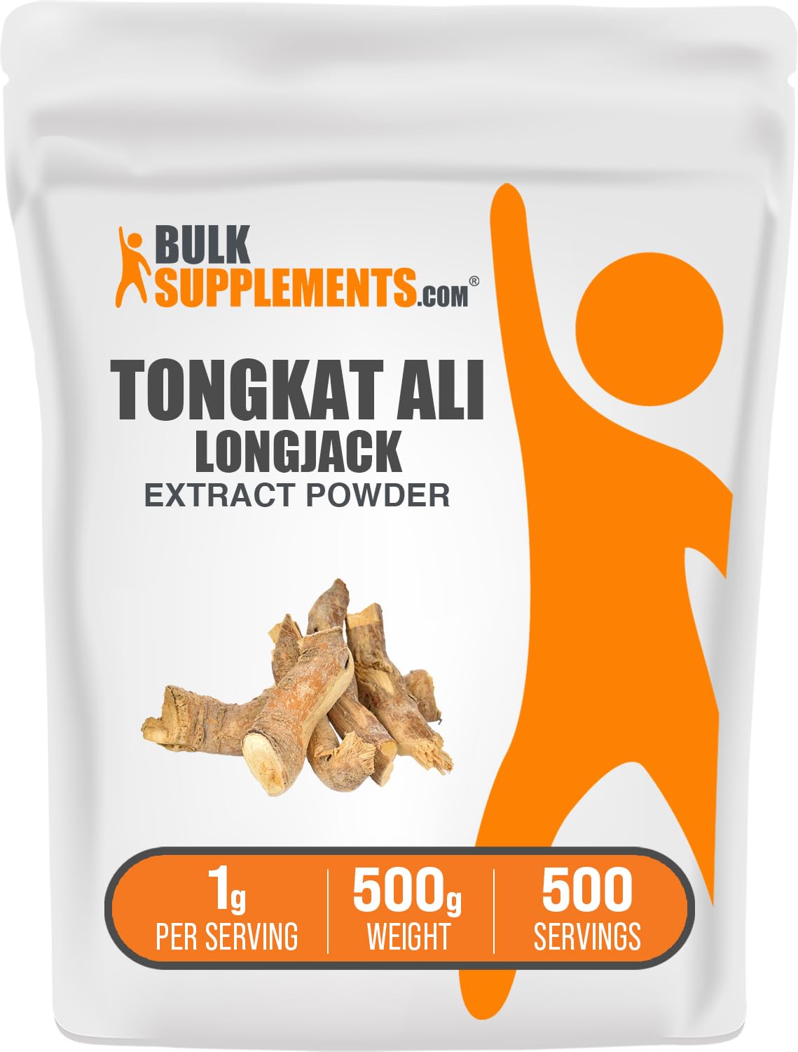 Bulksupplements Longjack Extract powder bottle for daily wellness support