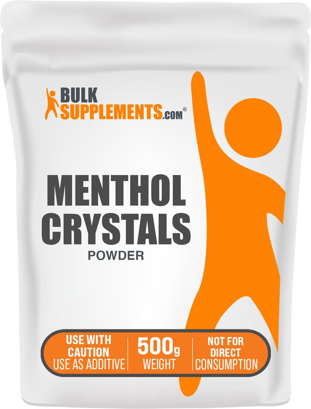BulkSupplements Menthol Crystal – raw powder for cosmetics with a refreshing cooling effect.