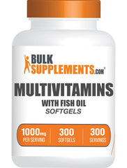 BulkSupplements multivitamin softgels bottle front for daily wellness support