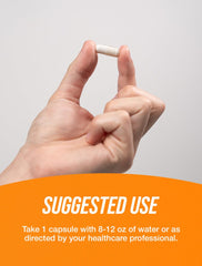 BulkSupplements N-Acetyl L-Glutamine capsule label close-up highlighting third-party testing.