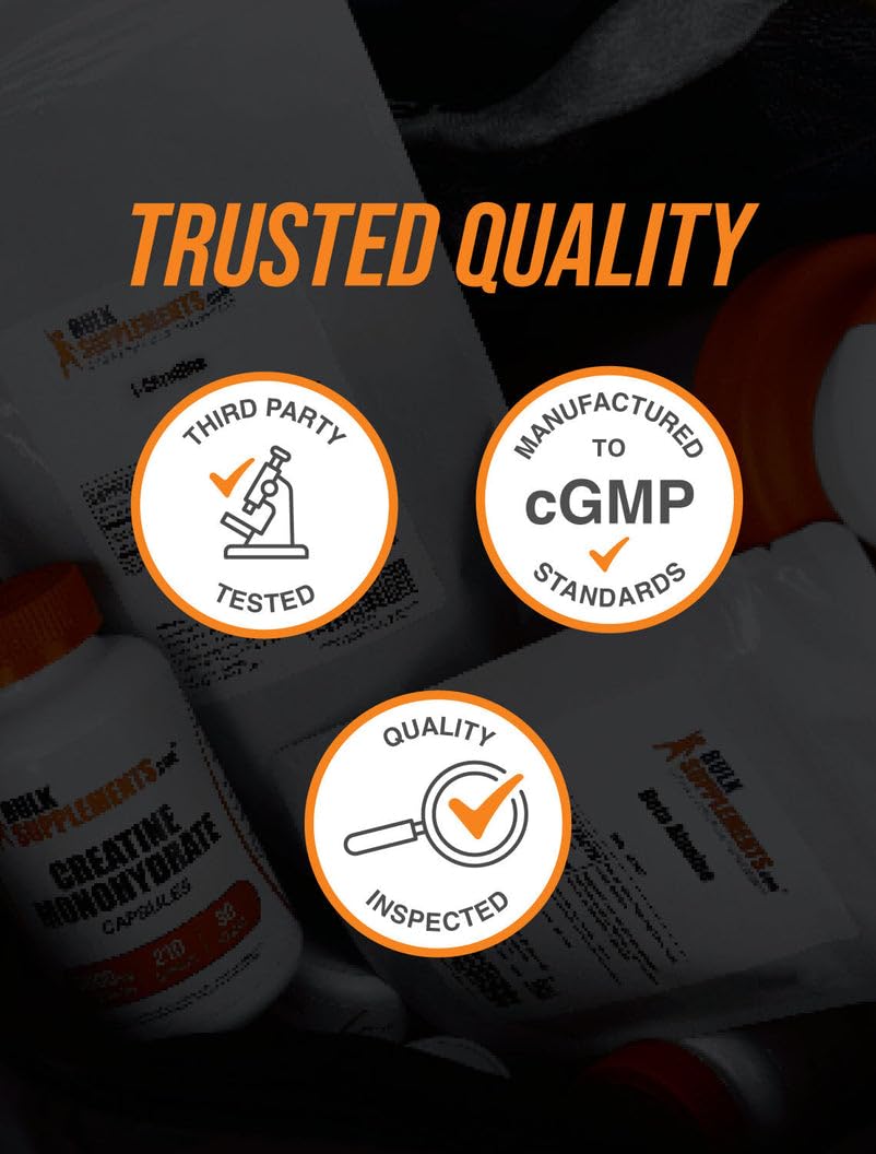 BulkSupplements Organic Raspberry Extract label highlights gluten-free and organic claims.