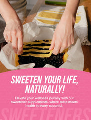 BulkSupplements Organic Stevia Powder with measurement-spoon illustrates portion control.
