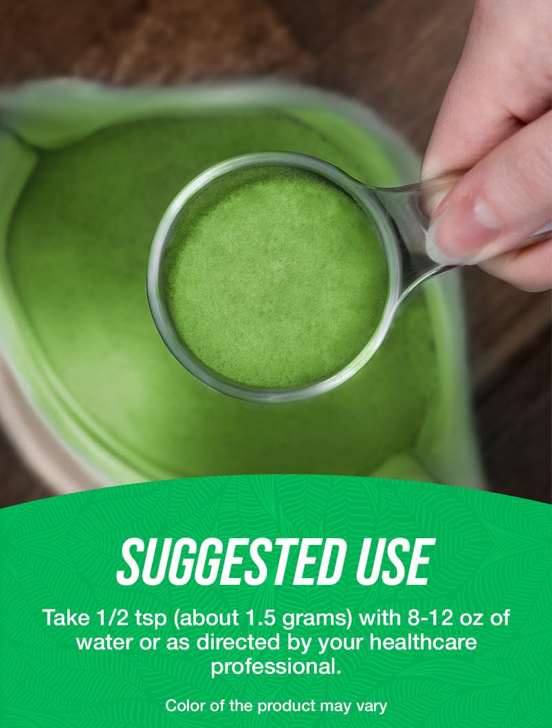 BulkSupplements Organic Wheatgrass Powder packaging with organic certification.