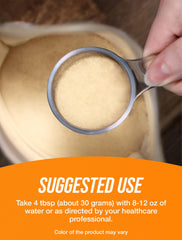 Gluten-free BulkSupplements peanut protein powder label image.