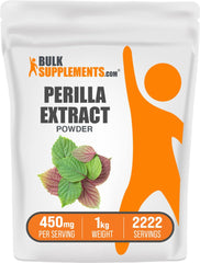 BulkSupplements Perilla Extract Powder 450mg serving ready for daily use.