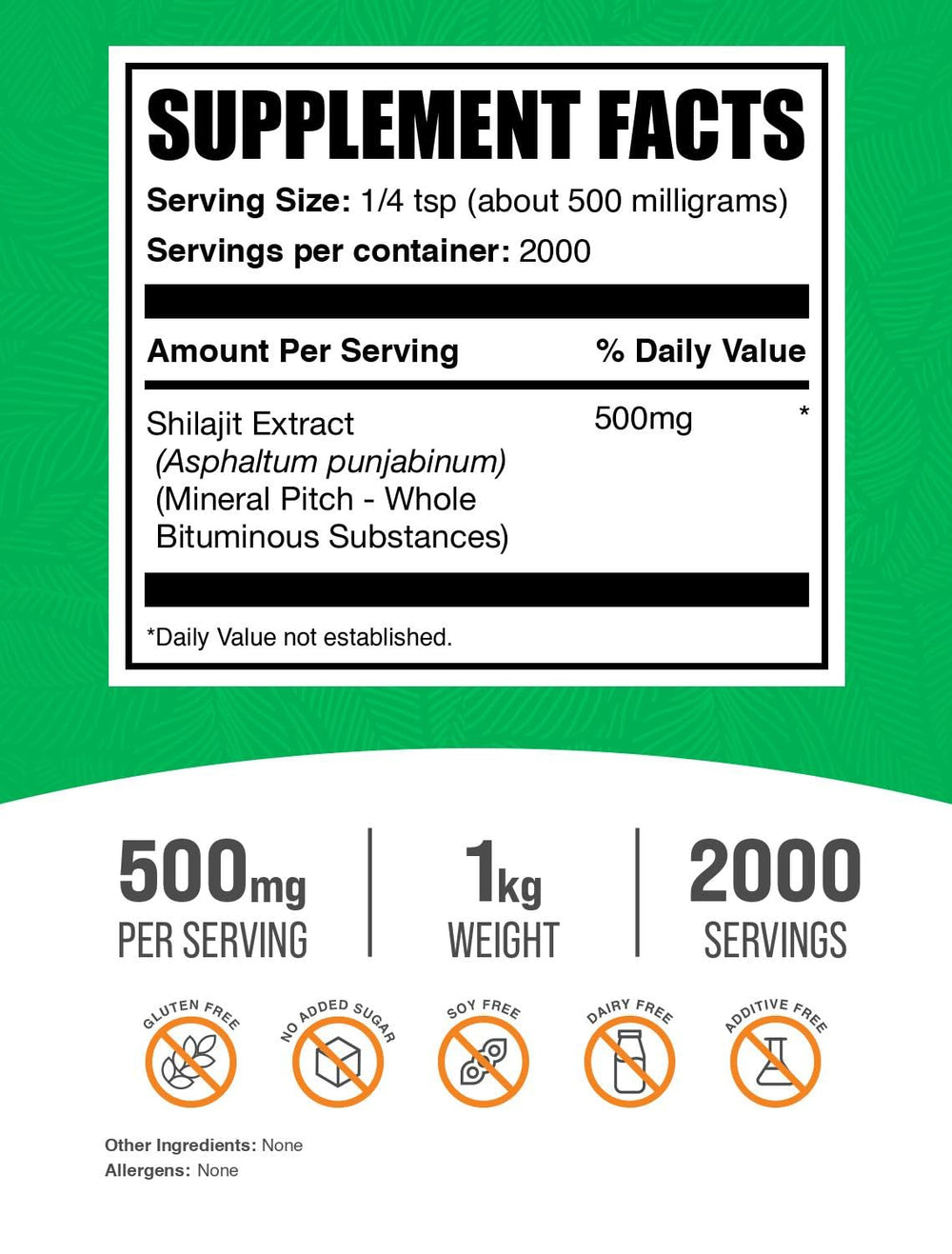BulkSupplements Shilajit Extract Powder measuring scoop demonstrates easy daily dosing.