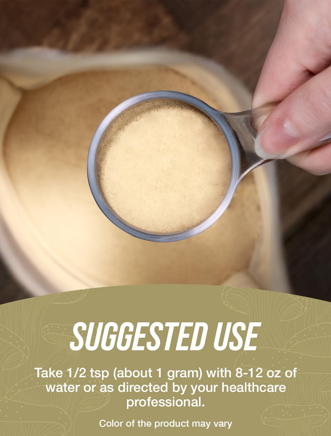 BulkSupplements Tremella label with third-party tests, signaling quality and safety.