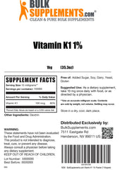 Vitamin K1 powder mixing in a glass to boost daily wellness routine.