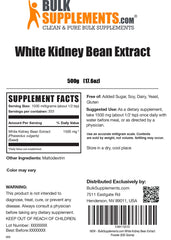 BulkSupplements White Kidney Bean Powder storage container keeps powder fresh