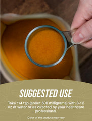 BulkSupplements Wood Ear Mushrooms Powder measuring spoon; convenient portion control.