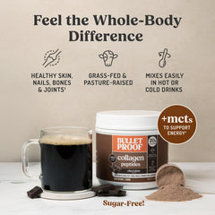 Blend Bulletproof collagen into smoothies for a protein-rich breakfast.