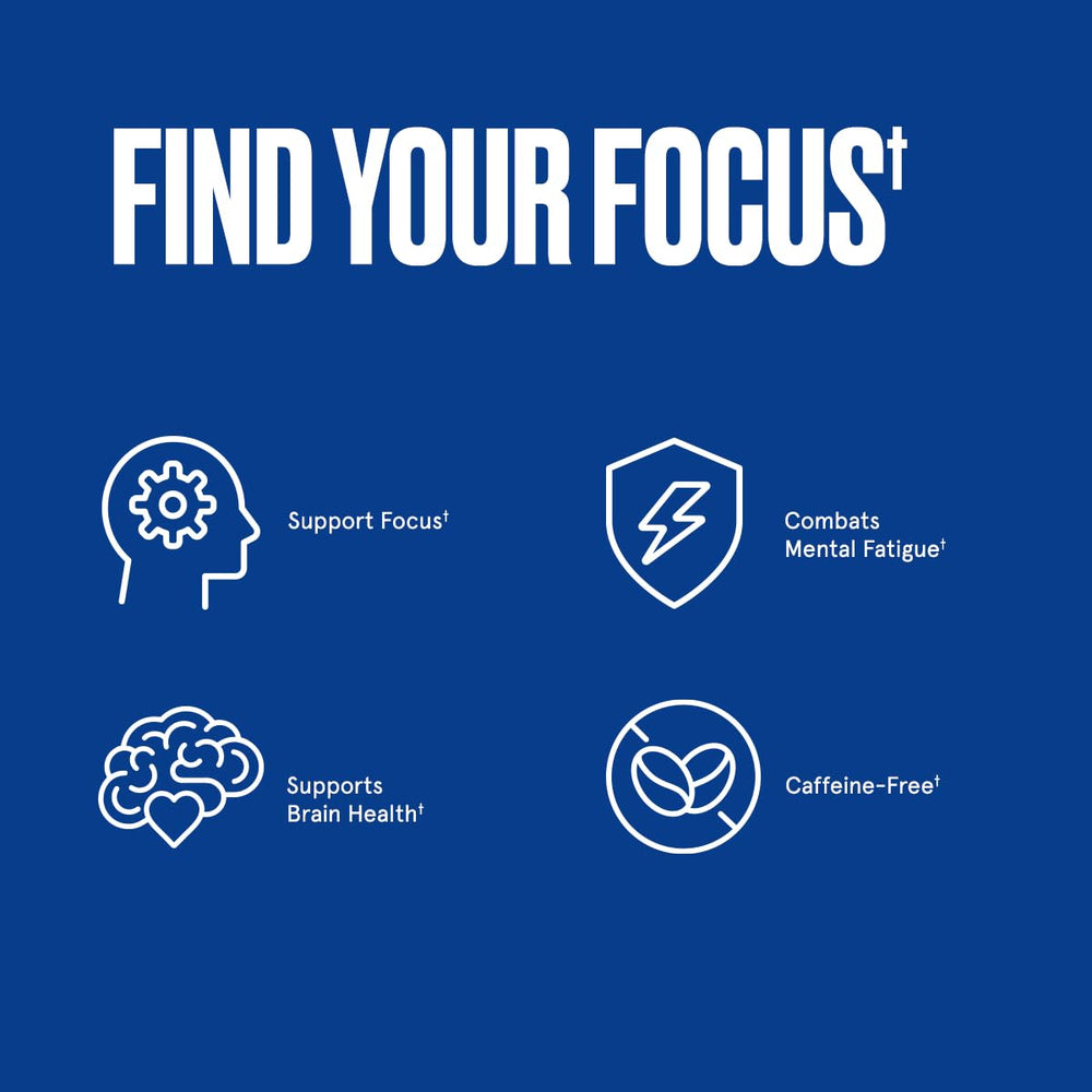 Bulletproof Clarity + Focus packaging emphasizing clean ingredients and quality