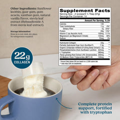 Bulletproof Energy Collagen Vanilla Bean scoop for quick, precise daily dosing