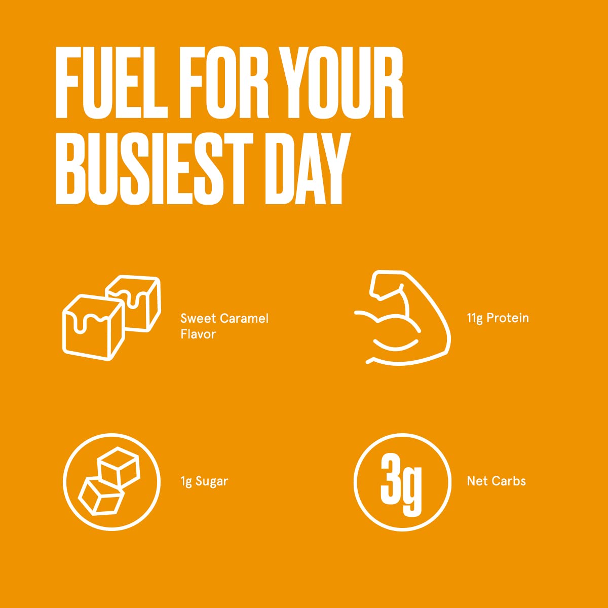 Bulletproof Salted Caramel Protein Crisp Bars on-the-go ready for busy days.