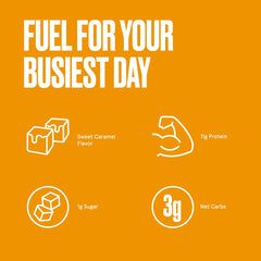 Bulletproof Salted Caramel Protein Crisp Bars on-the-go ready for busy days.