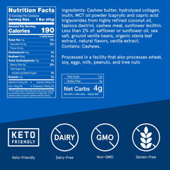Bulletproof vanilla shortbread bar on the go with sustained energy from MCT oil